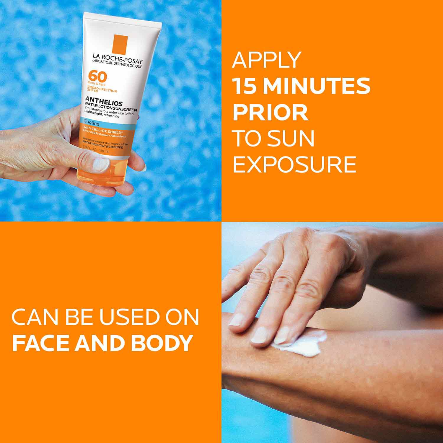 Anthelios Cooling Water Sunscreen Lotion SPF 60