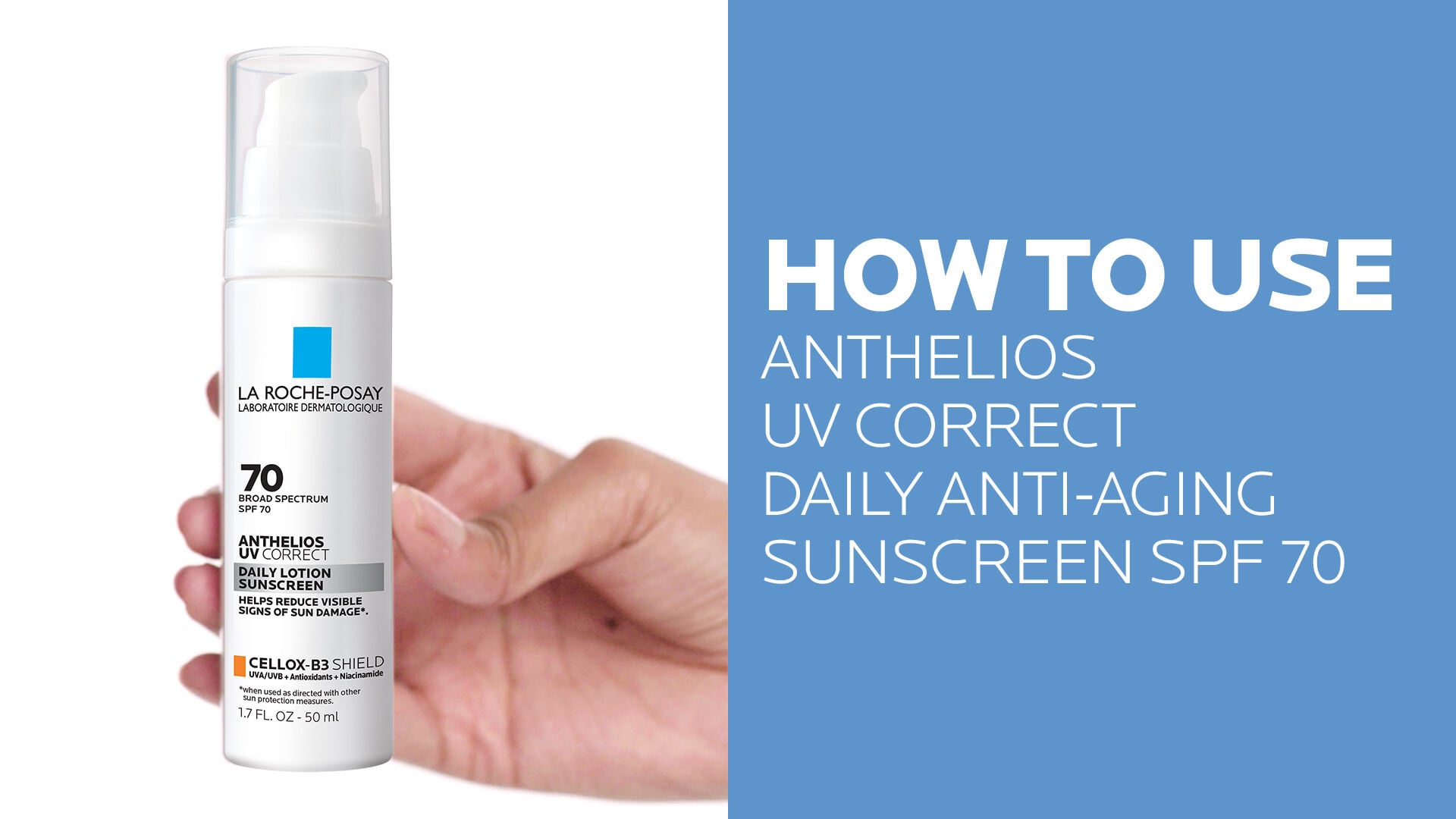 Anthelios UV Correct Face Sunscreen SPF 70 With Niacinamide