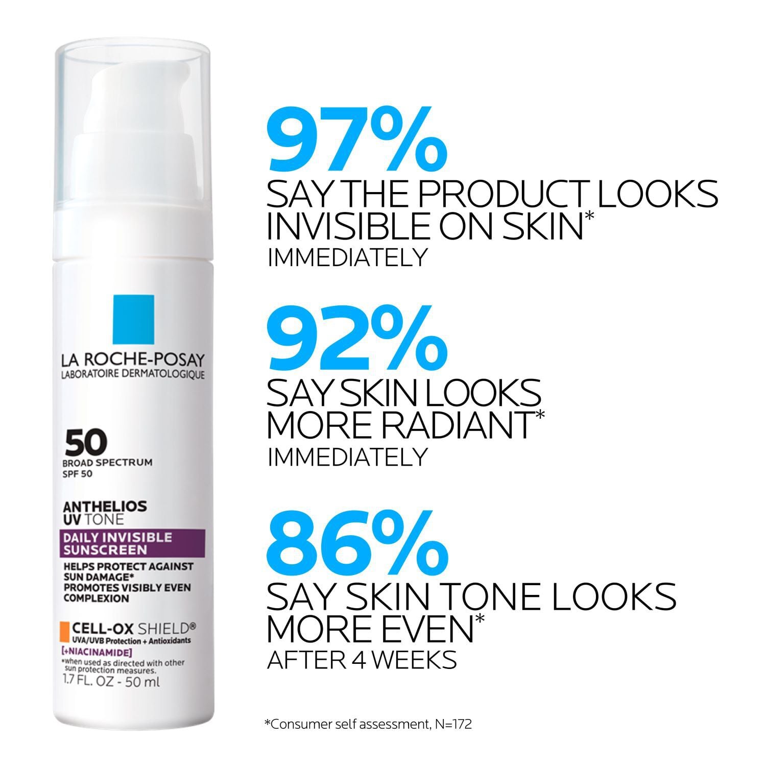 Anthelios UV Tone Invisible Sunscreen SPF 50