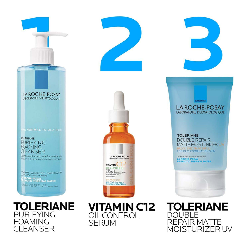 Toleriane Double Repair Matte Face Moisturizer SPF 30 for Oily Skin