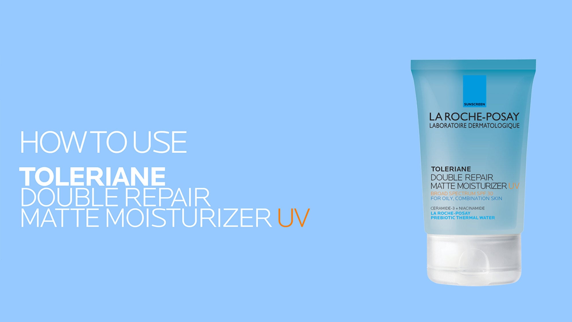 Toleriane Double Repair Matte Face Moisturizer SPF 30 for Oily Skin