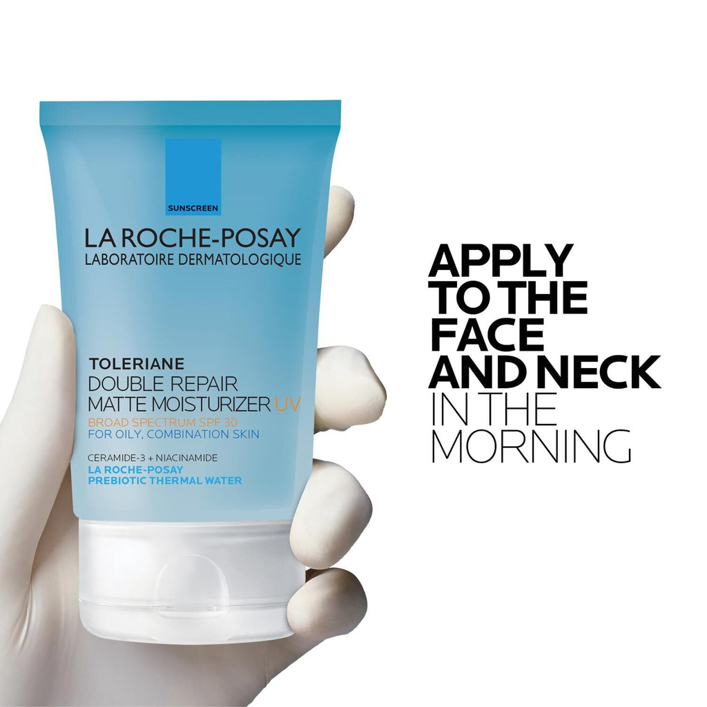 Toleriane Double Repair Matte Face Moisturizer SPF 30 for Oily Skin