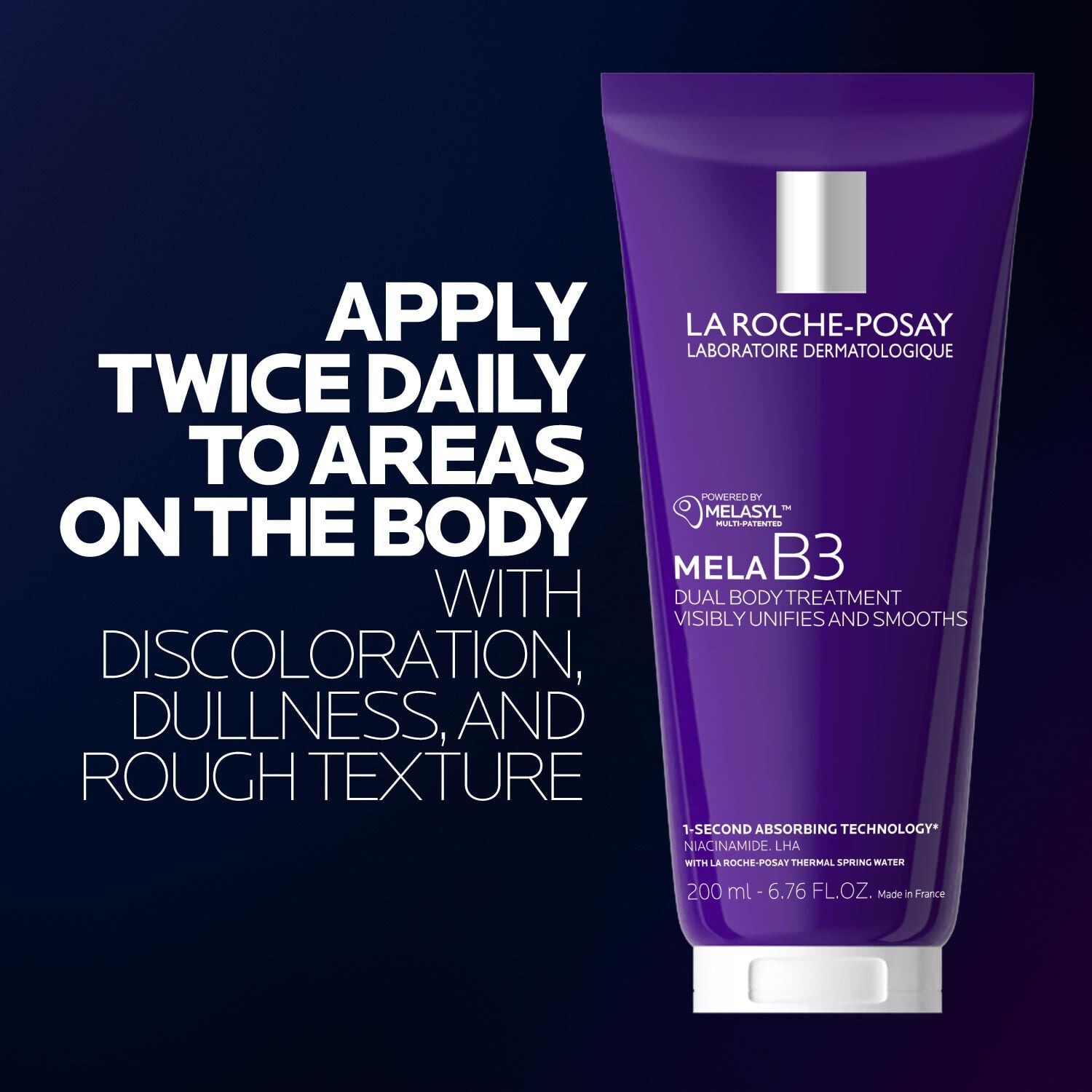 Mela B3 Dual Body Discoloration Treatment with Melasyl™