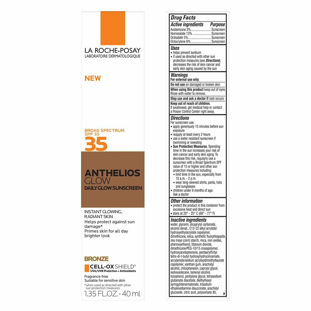 Anthelios Glow Face Sunscreen SPF 35