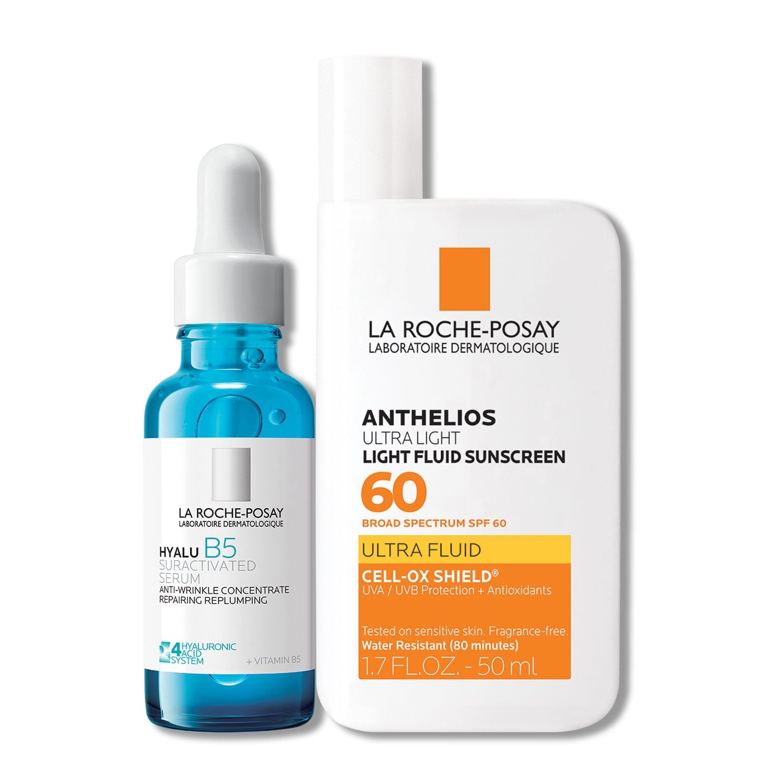 Hyalu B5 Serum & Anthelios Ultra-light Sunscreen SPF 60