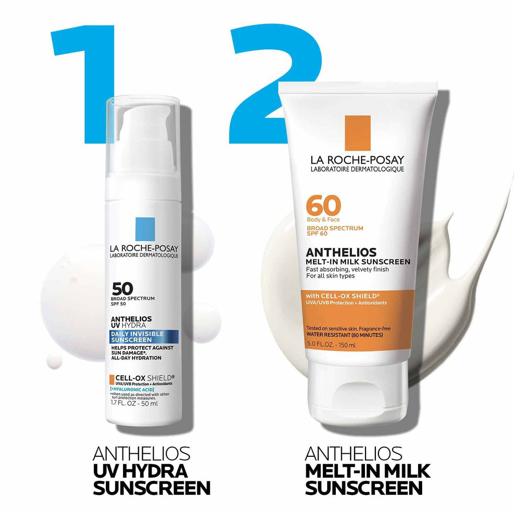 Anthelios UV Hydra SPF 50 & Melt-in Milk SPF 60 Sunscreen Set